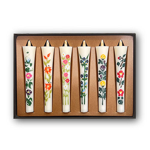 四季の花ろうそく6本入(10㎝)後半