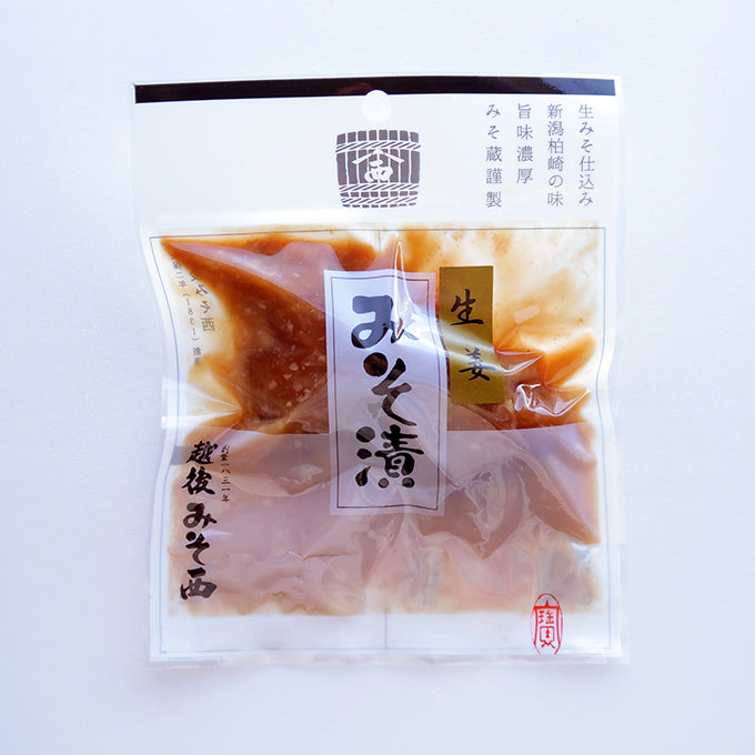 越後みそ西のみそ漬 生姜