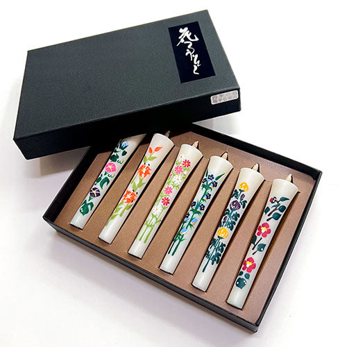 四季の花ろうそく6本入(10㎝)後半
