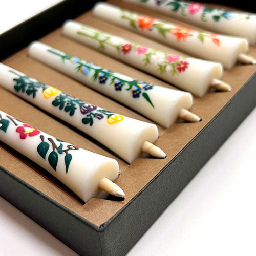 四季の花ろうそく6本入(10㎝)後半