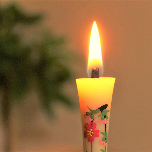 四季の花ろうそく6本入(10㎝)前半