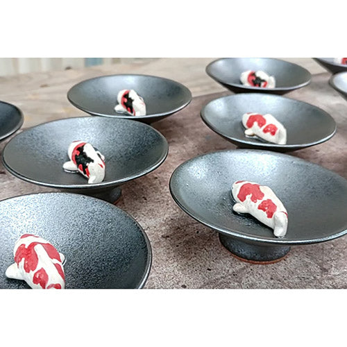 聖地KOI盃OJIYA 紅白 黒盃