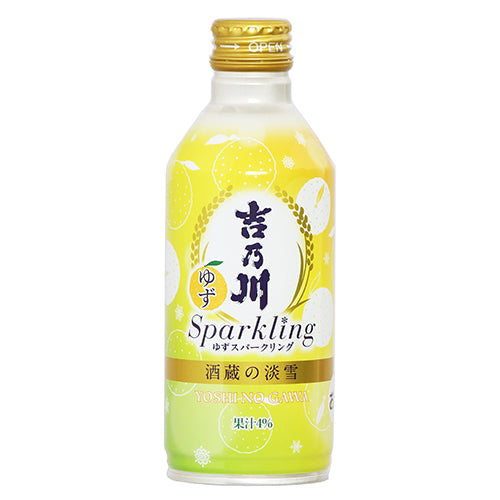 吉乃川 酒蔵の淡雪 ゆずスパークリング ボトル缶