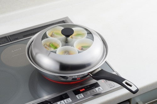 見える!フライパン用蒸し器28~30㎝用
