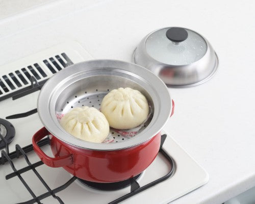 見える!お鍋用蒸し器18~20㎝用