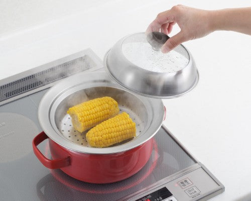 見える!お鍋用蒸し器18~20㎝用