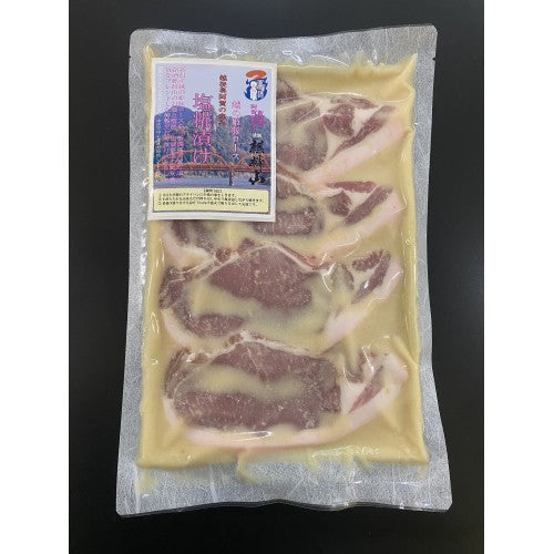 新潟づくし　越の姫豚ロース　奥阿賀の恵み塩糀漬け　400g