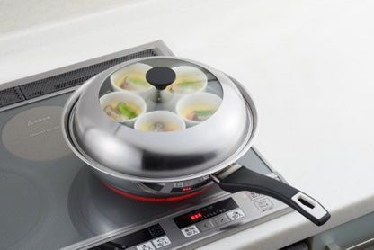見える！フライパン用蒸し器28～30㎝用