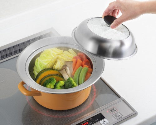 見える！お鍋用蒸し器20～22㎝用